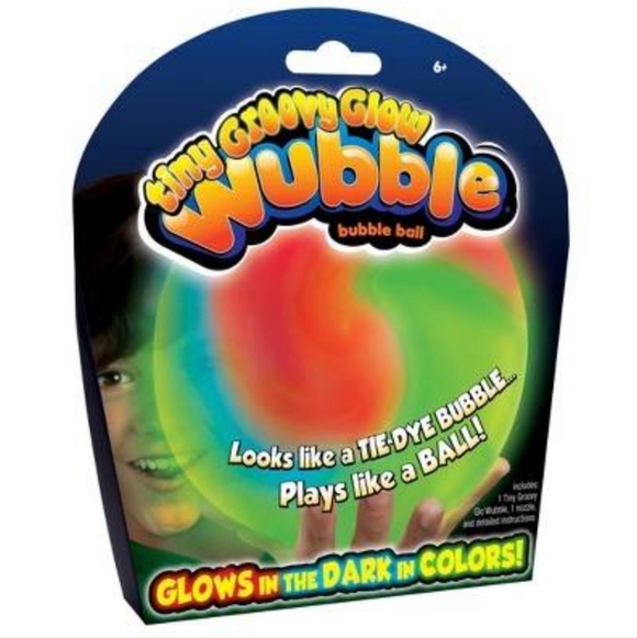 Wubble Tiny Groovy Glow Bubble Ball - Picture 2 of 5
